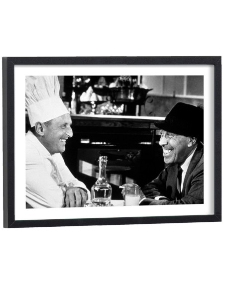Affiche film "La cuisine au beurre" - Bourvil et Fernandel