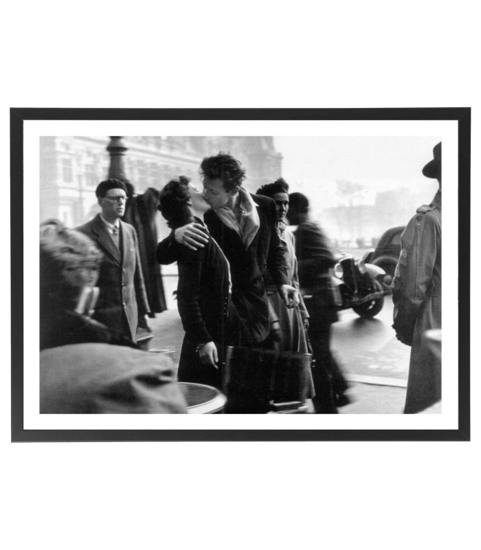 Affiche Doisneau Baiser de l'hôtel de ville