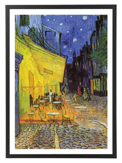 Tableau Terrasse du café Van Gogh