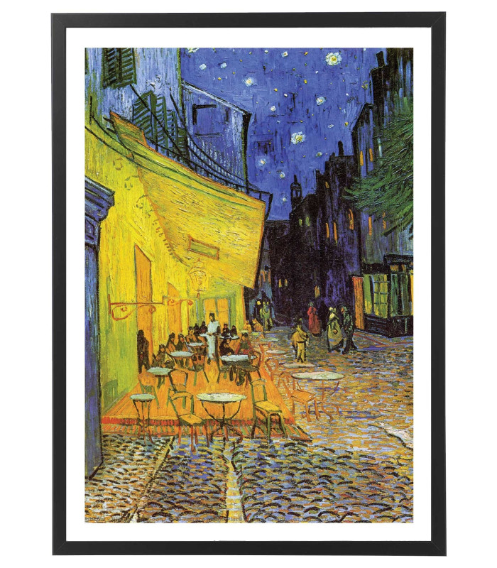 Tableau Terrasse du café Van Gogh