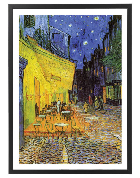 Tableau Terrasse du café Van Gogh