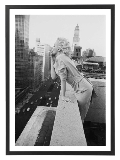 Tableau Marylin Monroe noir et blanc