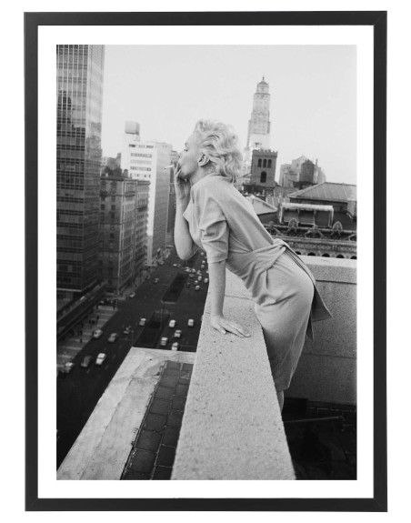 Tableau Marylin Monroe noir et blanc