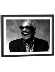 Tableau Ray Charles noir et blanc