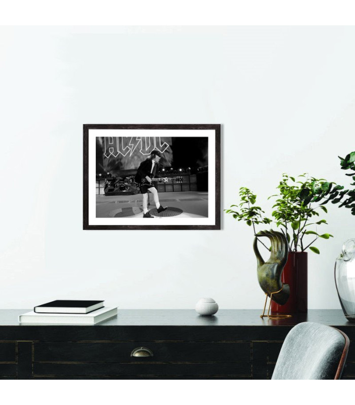  Affiche ACDC noir et blanc