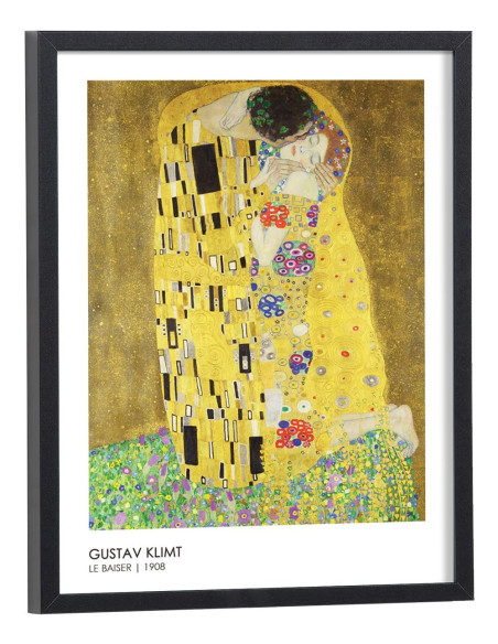 Affiche Reproduction Le baiser - Gustav Klimt