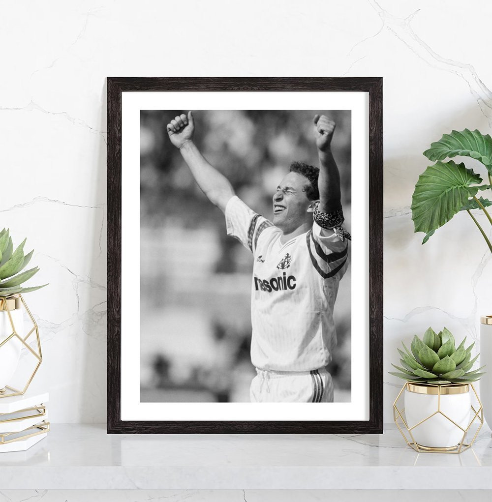 POSTER JEAN-PIERRE PAPIN 1989 FOOTBALL ROOKIE ONZE MONDIAL OM