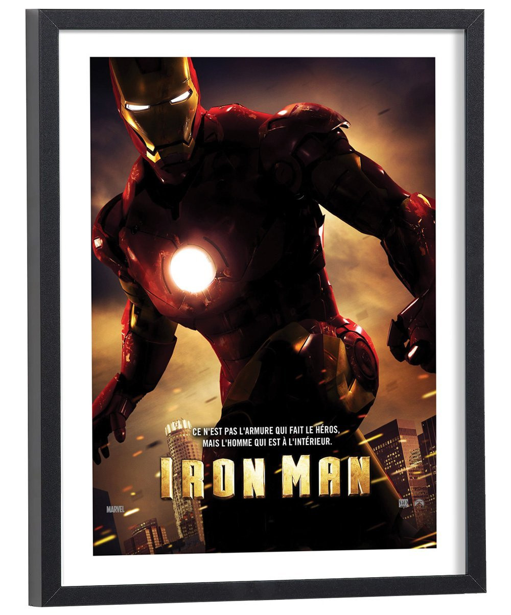 Poster Géant Iron Man XXL, Tapisserie Murale En Tissu Pour Chambre, Style Vintage Film