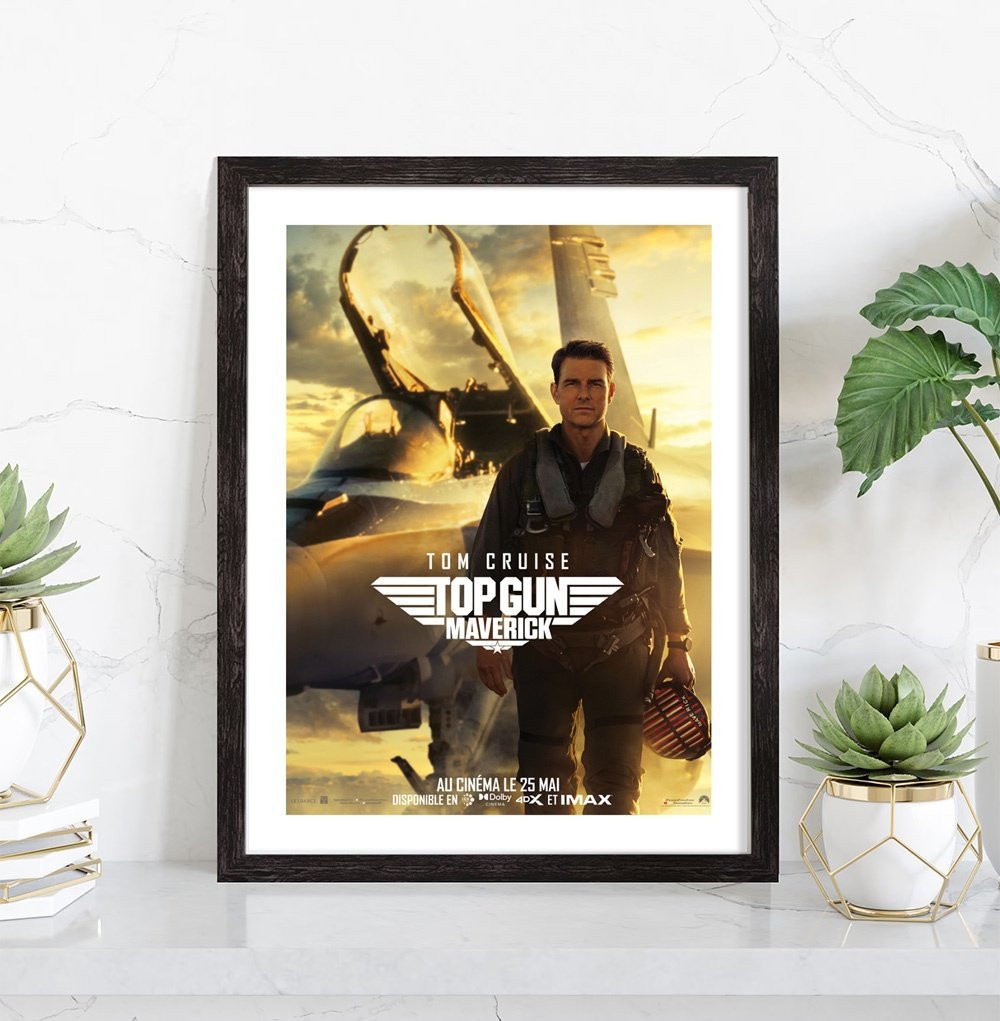 Cuadro De Aluminio Pelicula Top Gun 30x20 Cm | Cuotas sin interés